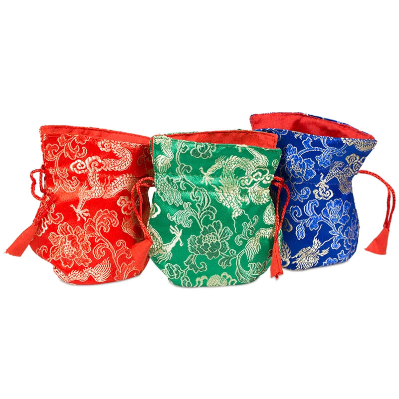 Purses brocade random colours